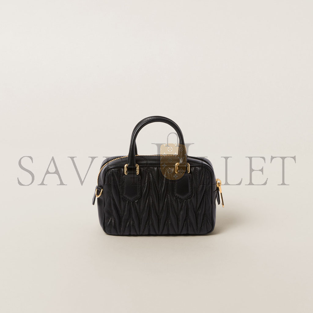 MIU MIU ARCADIE MATELASSÉ NAPPA LEATHER MINI-BAG 5BP077 (15.3*10.3*4.5cm) MIU MIU ARCADIE MATELASSÉ NAPPA LEATHER MINI-BAG 5BP077 (15.3*10.3*4.5cm)